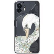 Прозрачный чехол BoxFace Nothing Phone (2) Swan
