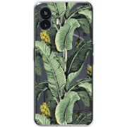 Прозрачный чехол BoxFace Nothing Phone (2) Banana Leaves
