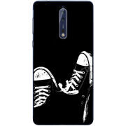 Чехол Uprint Nokia 8 Black Sneakers