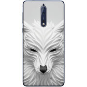 Чехол Uprint Nokia 8 White Wolf