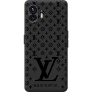 Черный чехол BoxFace Nothing Phone (2) LV Style