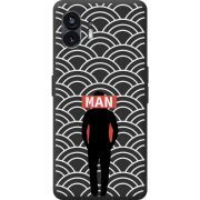 Черный чехол BoxFace Nothing Phone (2) Man Pattern