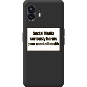 Черный чехол BoxFace Nothing Phone (2) 
