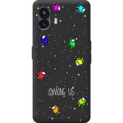 Черный чехол BoxFace Nothing Phone (2) Among Us Invisible