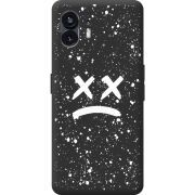 Черный чехол BoxFace Nothing Phone (2) Sad Way