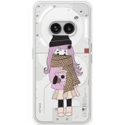 Прозрачный чехол BoxFace Nothing Phone (2a) Winter Morning Girl