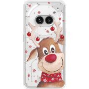 Прозрачный чехол BoxFace Nothing Phone (2a) Winter Deer
