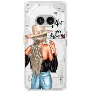 Прозрачный чехол BoxFace Nothing Phone (2a) Follow Your Dreams