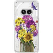 Прозрачный чехол BoxFace Nothing Phone (2a) My Bouquet