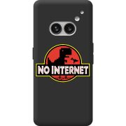 Черный чехол BoxFace Nothing Phone (2a) No Internet