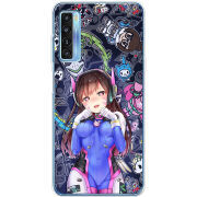 Чехол BoxFace TCL 20L Plus Overwatch D.VA