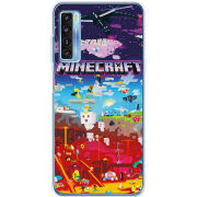 Чехол BoxFace TCL 20L Plus Minecraft World Beyond