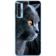 Чехол BoxFace TCL 20L Plus English cat