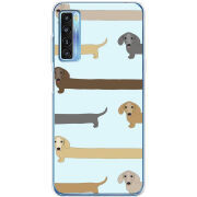 Чехол BoxFace TCL 20L Plus Dachshund