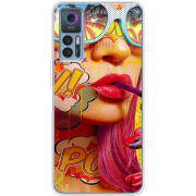 Чехол BoxFace TCL 30 Yellow Girl Pop Art