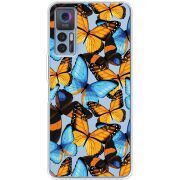 Прозрачный чехол BoxFace TCL 30 Butterfly Morpho