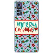Прозрачный чехол BoxFace TCL 30 Vintage Christmas Pattern