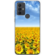 Чехол BoxFace TCL 306 Подсолнухи