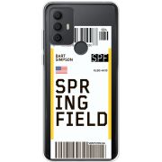 Прозрачный чехол BoxFace TCL 306 Ticket Springfield