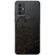 Прозрачный чехол BoxFace TCL 306 Chinese Dragon