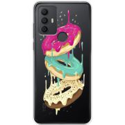 Прозрачный чехол BoxFace TCL 306 Donuts