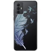 Прозрачный чехол BoxFace TCL 306 Feather