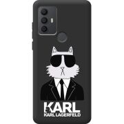 Черный чехол BoxFace TCL 306 Cat in Black