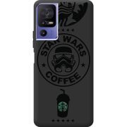 Черный чехол BoxFace TCL 40 SE Dark Coffee