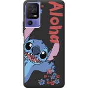 Черный чехол BoxFace TCL 40 SE Гавайський гість Stich