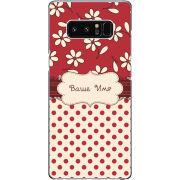 Чехол Uprint Samsung N950F Galaxy Note 8 Именной Polka Dots