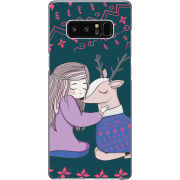Чехол Uprint Samsung N950F Galaxy Note 8 Girl and deer