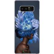 Чехол Uprint Samsung N950F Galaxy Note 8 Exquisite Blue Flowers