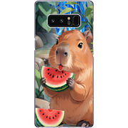 Чехол Uprint Samsung N950F Galaxy Note 8 Капібара з кавуном