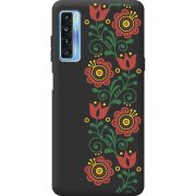 Черный чехол BoxFace TCL 20L Ethno