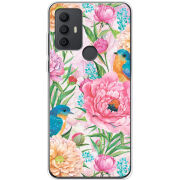 Чехол BoxFace TCL 30 SE Birds in Flowers