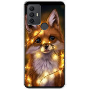 Чехол BoxFace TCL 30 SE Різдвяна лисичка