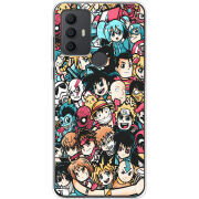 Чехол BoxFace TCL 30 SE Anime Stickers