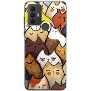 Чехол BoxFace TCL 30 SE Sleepy Cats
