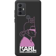 Черный чехол BoxFace TCL 30 SE Pink Karl