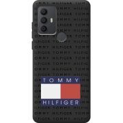Черный чехол BoxFace TCL 30 SE Tommy Print