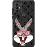 Черный чехол BoxFace TCL 30 SE looney bunny