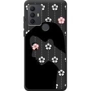 Черный чехол BoxFace TCL 30 SE Flower Hair