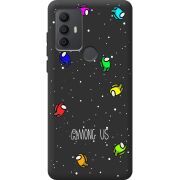 Черный чехол BoxFace TCL 30 SE Among Us Invisible