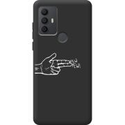 Черный чехол BoxFace TCL 30 SE Pew Pew