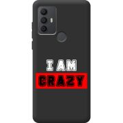 Черный чехол BoxFace TCL 30 SE I'm Crazy