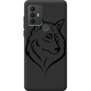 Черный чехол BoxFace TCL 30 SE Wolf