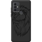 Черный чехол BoxFace TCL 30 SE Lion