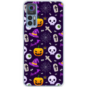 Чехол BoxFace TCL 30 Plus Halloween Purple Mood