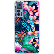 Чехол BoxFace TCL 30 Plus flowers in the tropics