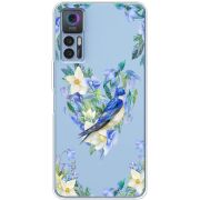 Прозрачный чехол BoxFace TCL 30 Plus Spring Bird